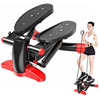 Merpin Stepper Hometrainer Stepper up-Down Swing Stepper con Resistencia Ajustable y computadora de Entrenamiento…